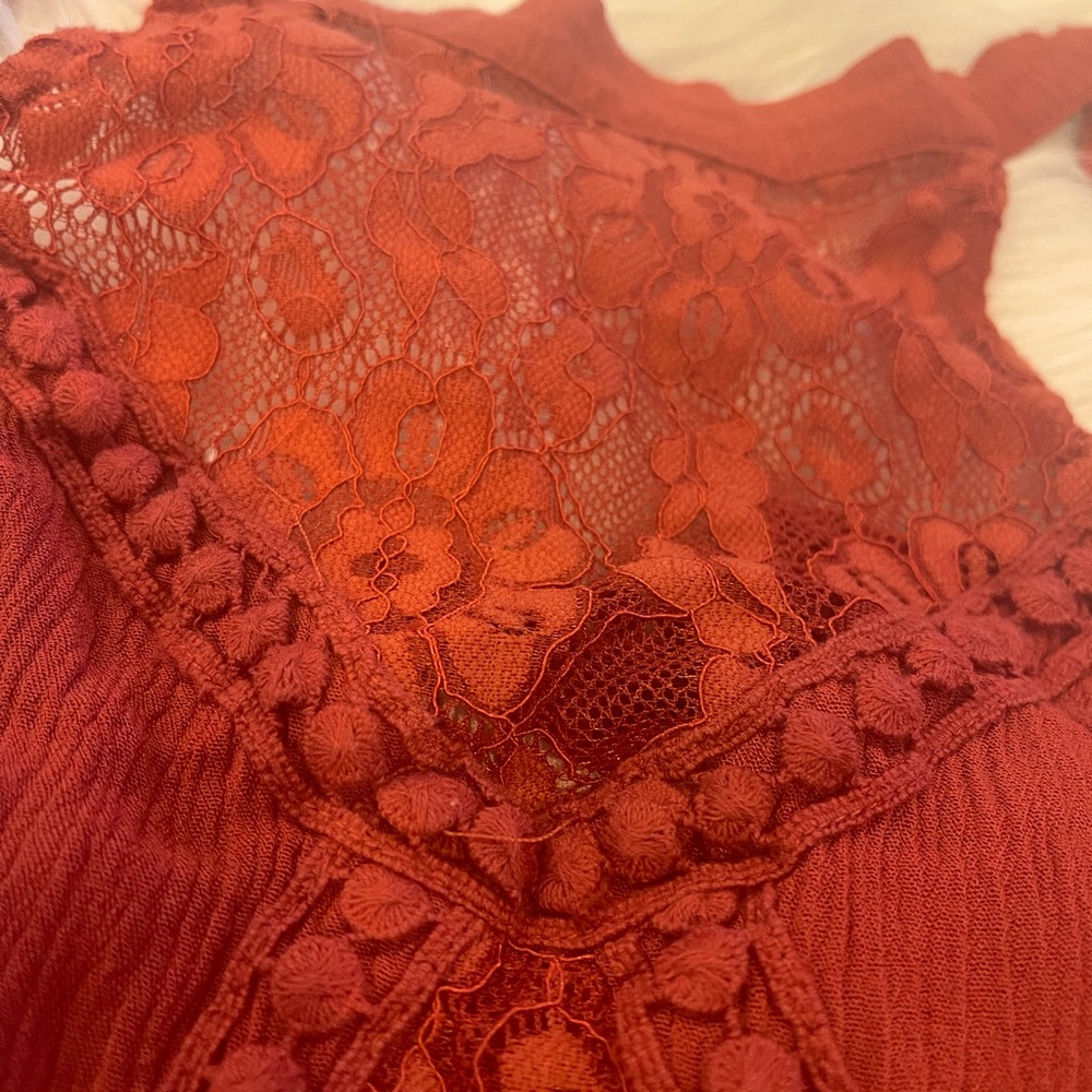 Burnt Orange Romper